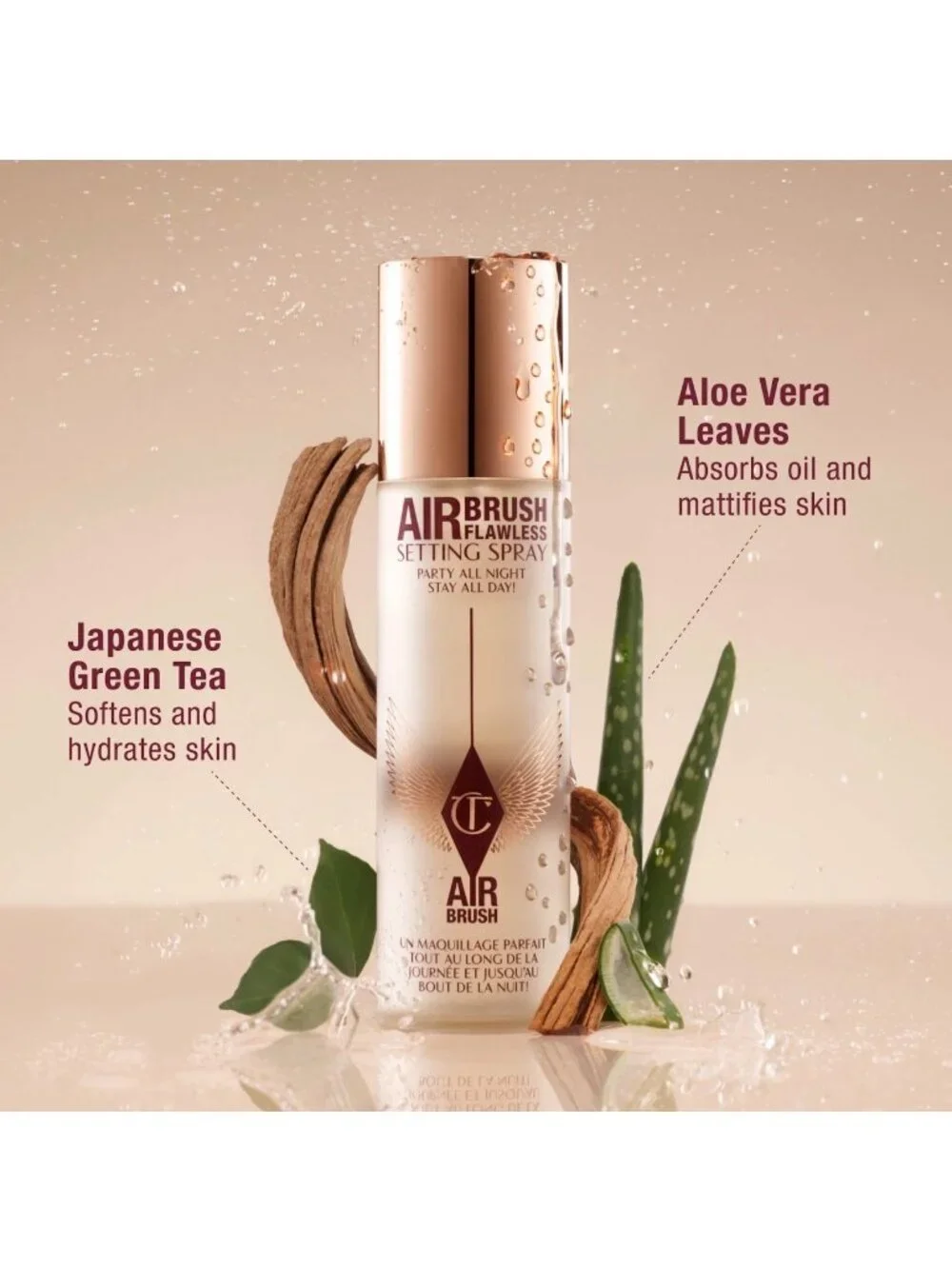 NEW CHARLOTTE TILBURY AIRBRUSH FLAWLESS SETTING SPRAY 34ML